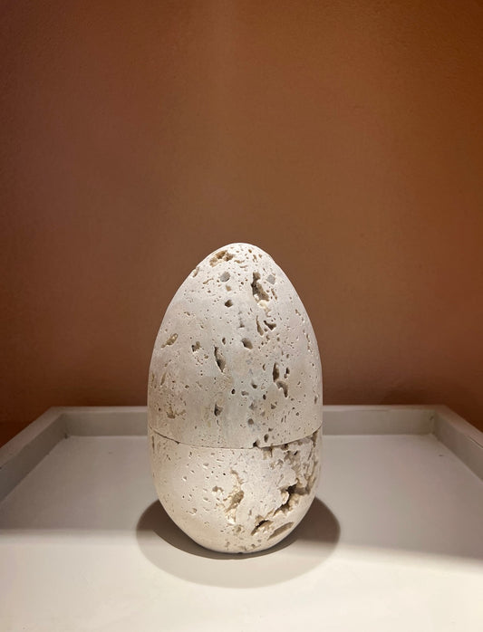 Travertine Egg Mubkhar