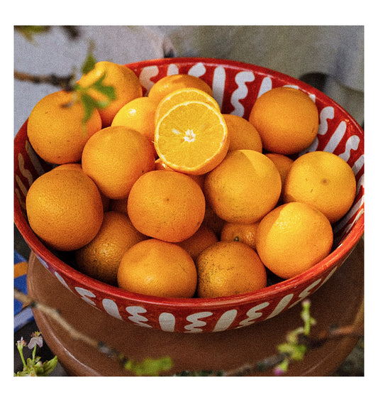 New | African Moroccan Deep Bowl