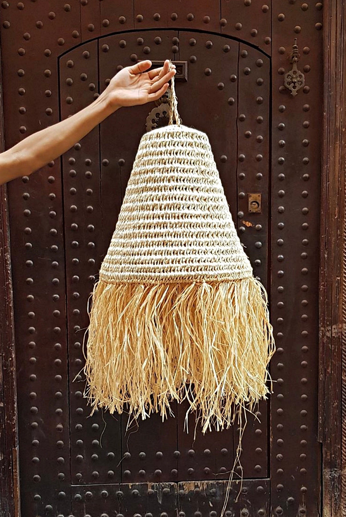 Natural Lampshade Curly