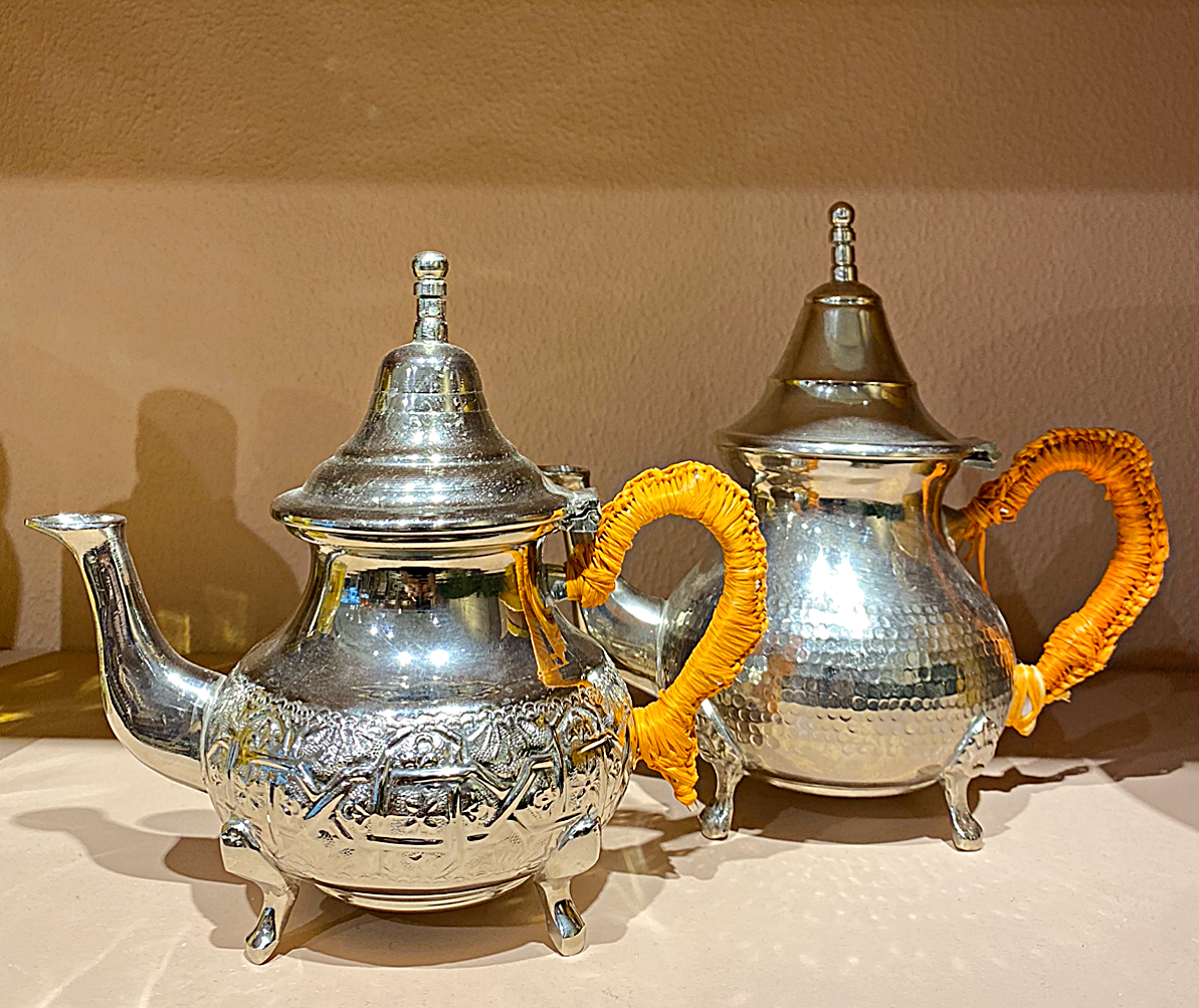 Raffia Moroccan Tea Pot