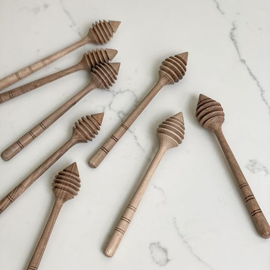Walnut Honey Spoon