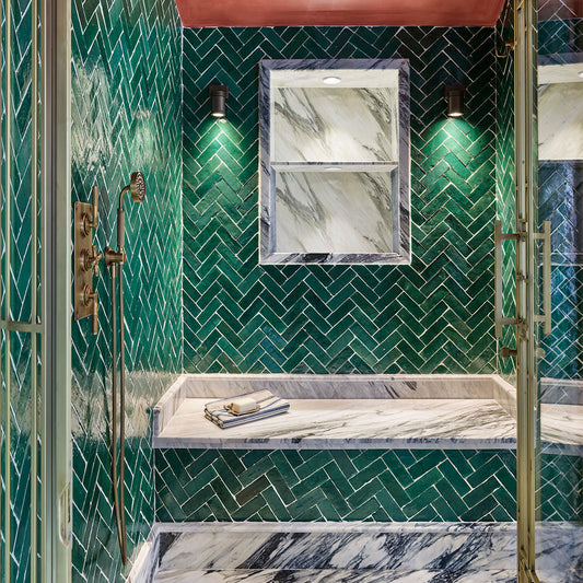 Hand Made Tiles Green